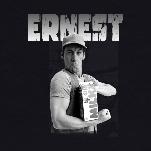 Ernest drinks milk by Malarkey